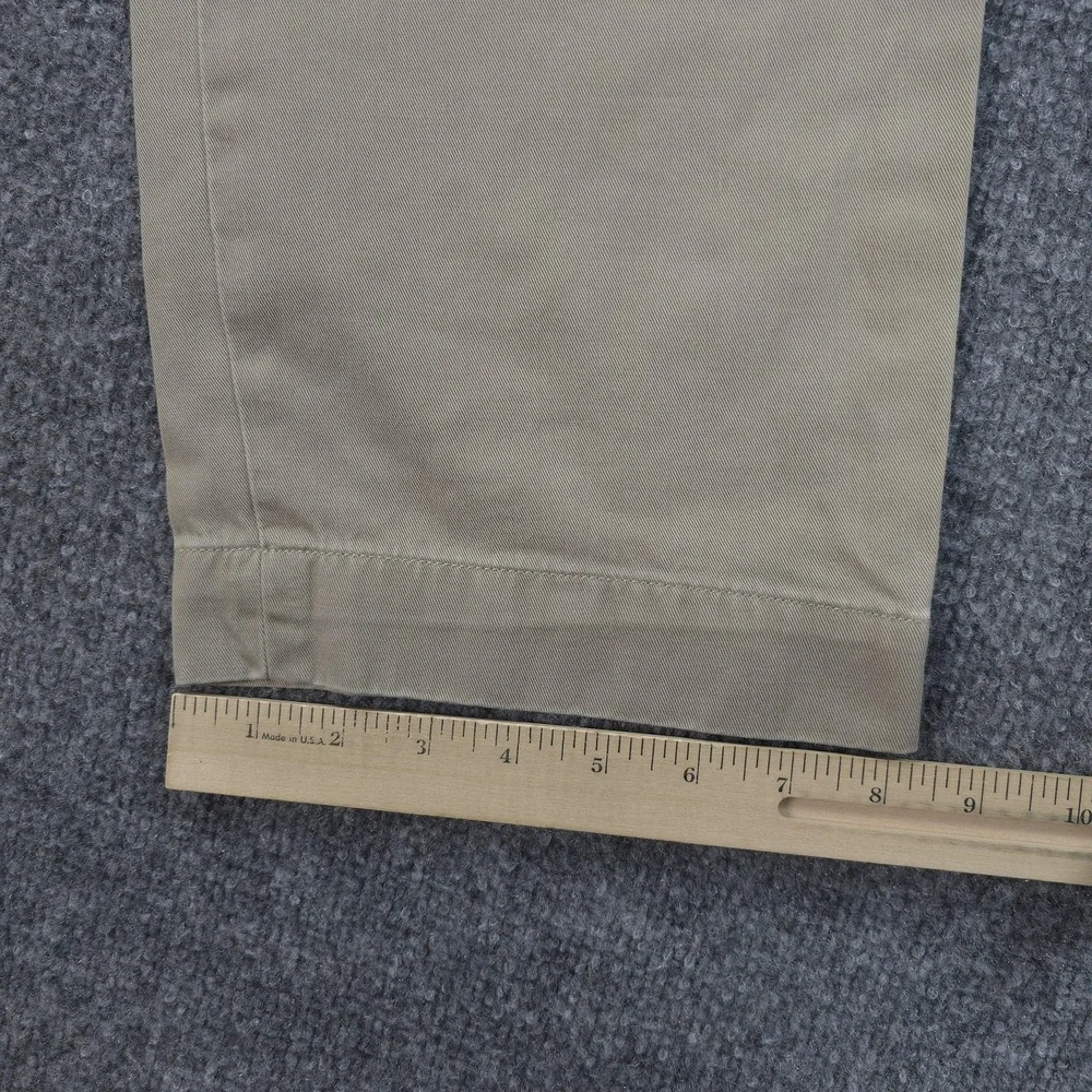 Vintage Polo Ralph Lauren Pants Mens 33x31 Tan Prospect Pant Classic Chino Dress